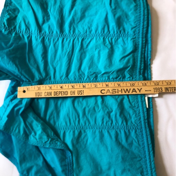 Vtg Teal Nike Embroidered Swimming Trunks - Picture 9 of 13